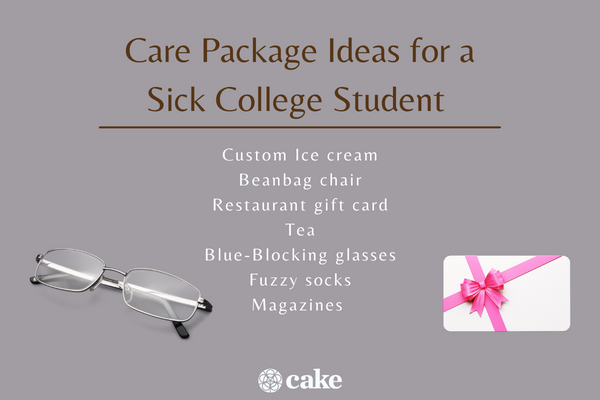 Care Package ideas for a sick college student